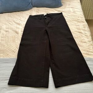 Madewell wide leg crop pant